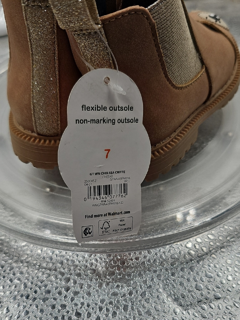 S Tan Wonder Nation Owl Designed Boots Size 7, NWT - Picture 8 of 8